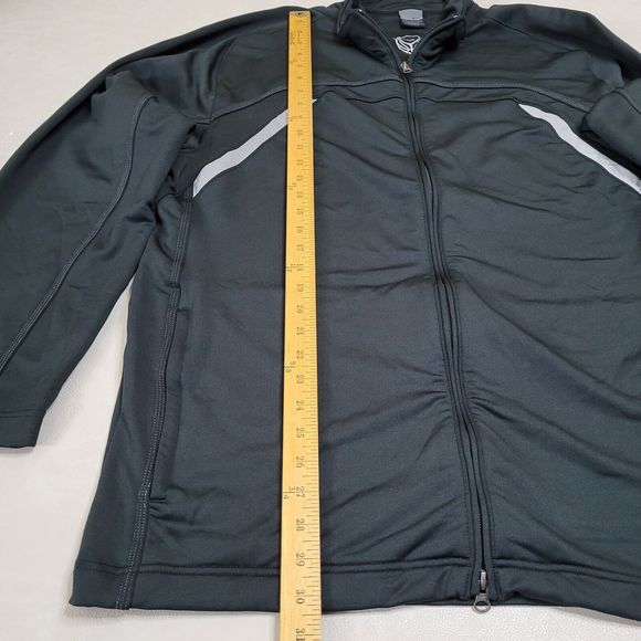 Nike Hoop Tech Basketball Warm Up Jacket Black Reflective Stripes Men’s Large - Picture 4 of 14